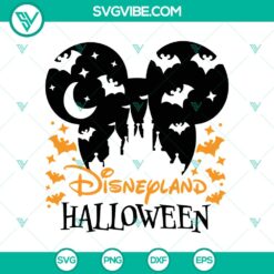 Halloween, Mickey SVG, SVG Files, Disneyland Halloween SVG, Disney Castle SVG, 5