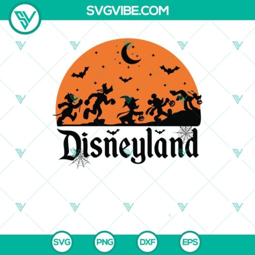 disneyland halloween svg disney characters halloween svg spooky season svg