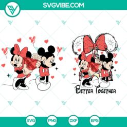 Disneyland Mickey Minnie Valentine’s Day | Magical Couple Cut Files