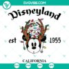 Disneyland Mickey Mouse Christmas design in SVG DXF EPS PNG files for download.