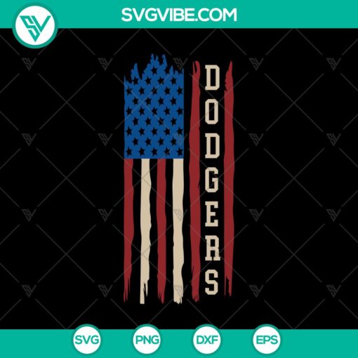 dodgers american flag svg la dodgers baseball american flag svg