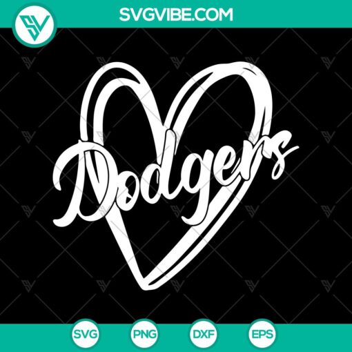 dodgers svg dodgers heart svg los angeles dodgers svg