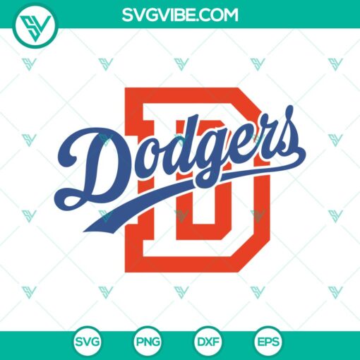 dodgers svg file dodgers baseball svg png dxf eps