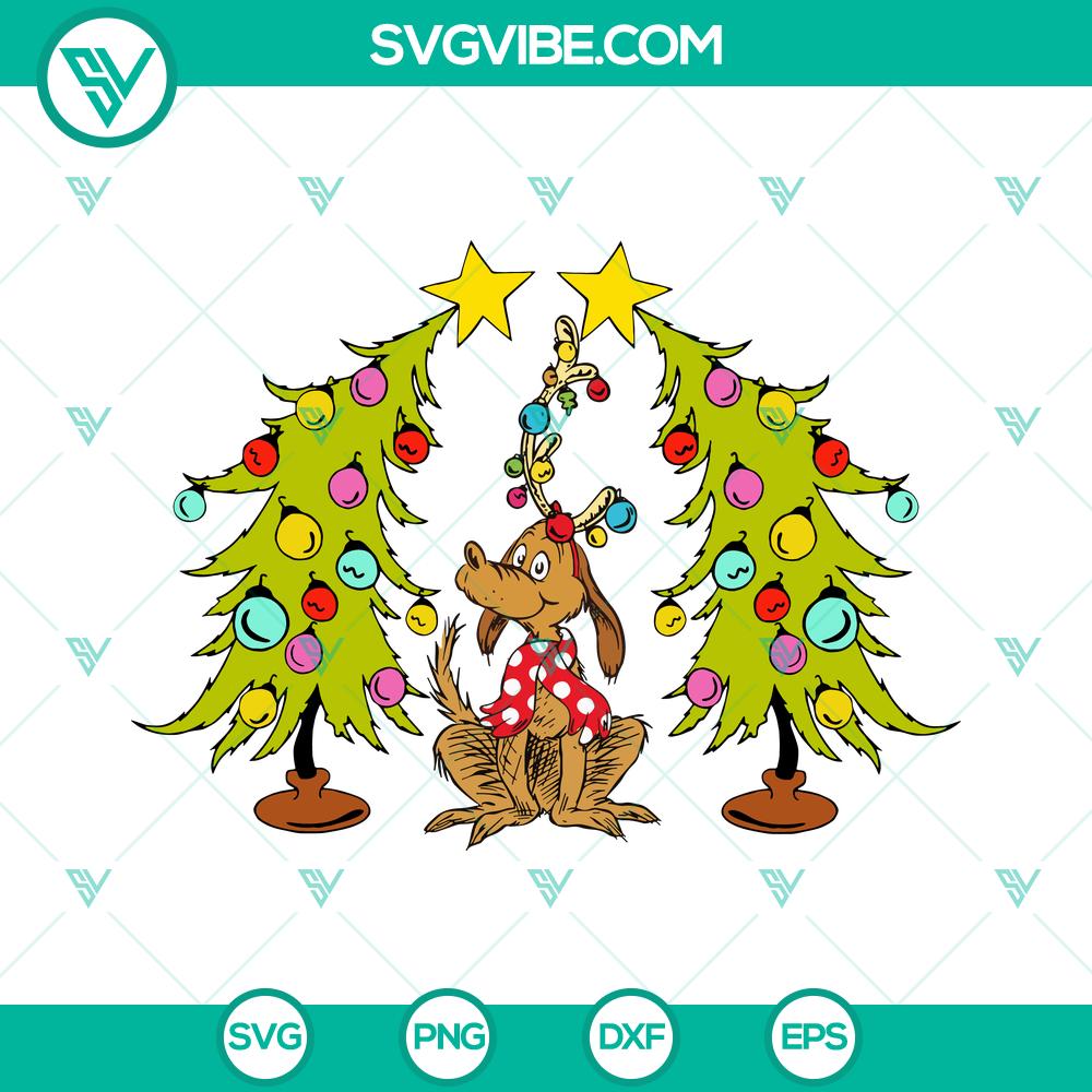 Dog Max Whoville Tree SVG | Cute Grinchmas Dog Cut Files Dog Max Whoville Tree SVG | Cute Grinchmas Dog Cut Files