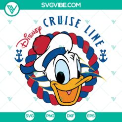 Donald Duck Disney Cruise SVG | Family Vacation Cut Files