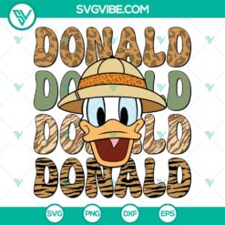 Donald Safari Disney Animals Kingdom SVG | Animals Kingdom Cut Files