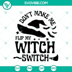 Dont Make Me Flip SVG, Halloween SVG, Scary SVG, Horror SVG