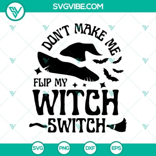 dont make me flip svg halloween svg scary svg horror svg