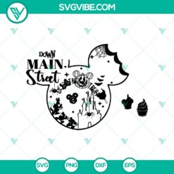 Halloween, SVG Files, Walt Disney SVG, Down Main Street SVG, Disney Trick Or 7