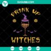 Drink Up Witches SVG with Scary Halloween design, perfect for spooky crafts and decorations.