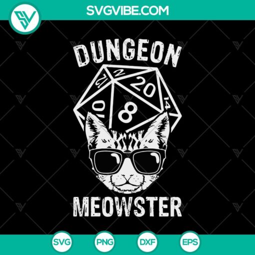 dungeon meowster svg cat svg halloween svg