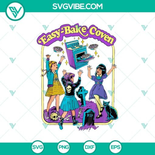 easy bake coven svg halloween party svg children happy halloween svg