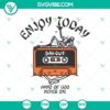 Enjoy Today Hand Of God Never Die, Skeleton Cassette, Funny Halloween Saying SVG for crafting and decor.