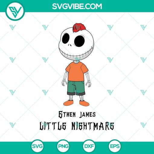 ethen james little nightmare svg nightmare before christmas svg funny halloween svg