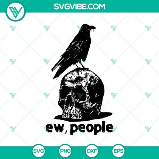 ew people svg ravens in skull svg halloween svg