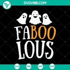 FaBoo Lous SVG, Halloween SVG, Scary SVG, Oct 31 SVG