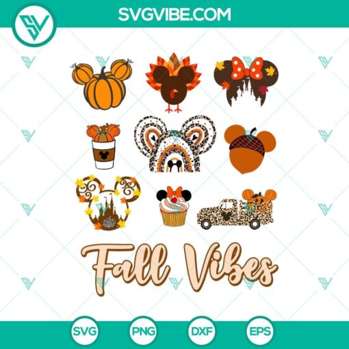 fall vibes svg disney autumn svg autumn fall svg