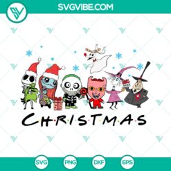 Family Nightmare Before Christmas SVG | Spooky Holiday Disney Cut Files