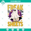 Freaky Halloween SVG Cut Files for Cricut & Silhouette machines, featuring "Freak In The Sheets" design. Ideal for Halloween crafting.