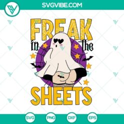 Freak In The Sheets SVG DXF EPS PNG Cut Files, Halloween SVG File, Halloween Cricut &amp; Silhouette Designs