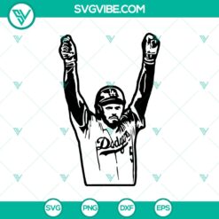 Freddie Freeman Svg, Freddie Freeman 5 LA Dodgers Svg Png Cricut Silhouette