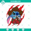 Freddy x Stitch SVG featuring Disney's Stitch in a spooky Halloween horror theme. Unique design for crafts and apparel.