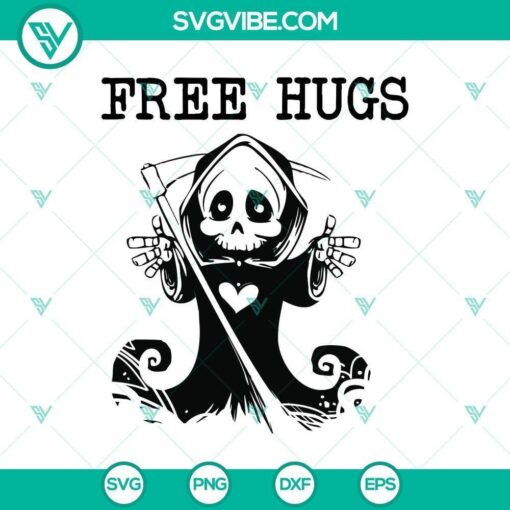 free hugs reaper funny pun scary hallowen svg horror svg halloween svg scary svg