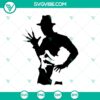 Freedy Jason and Michael SVG design with horror characters for Halloween decoration.