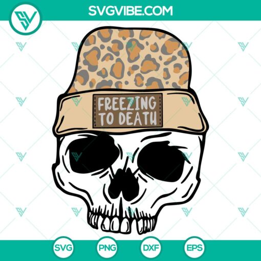 freezing to death svg dxf eps png files