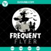 Frequent Flyer SVG featuring scary Halloween design. Great for crafting and digital projects.