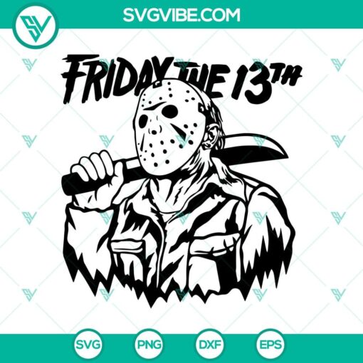 friday the 13th svg jason voorhees svg horror svg halloween svg