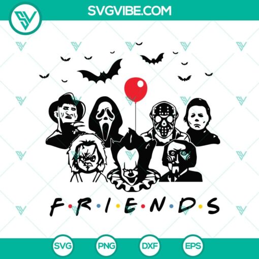 friends halloween svg halloween svg horror movie svg horror svg