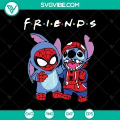 Halloween, Stitch SVG, SVG Files, Friends Spider and Stitch SVG, Scary SVG, 16