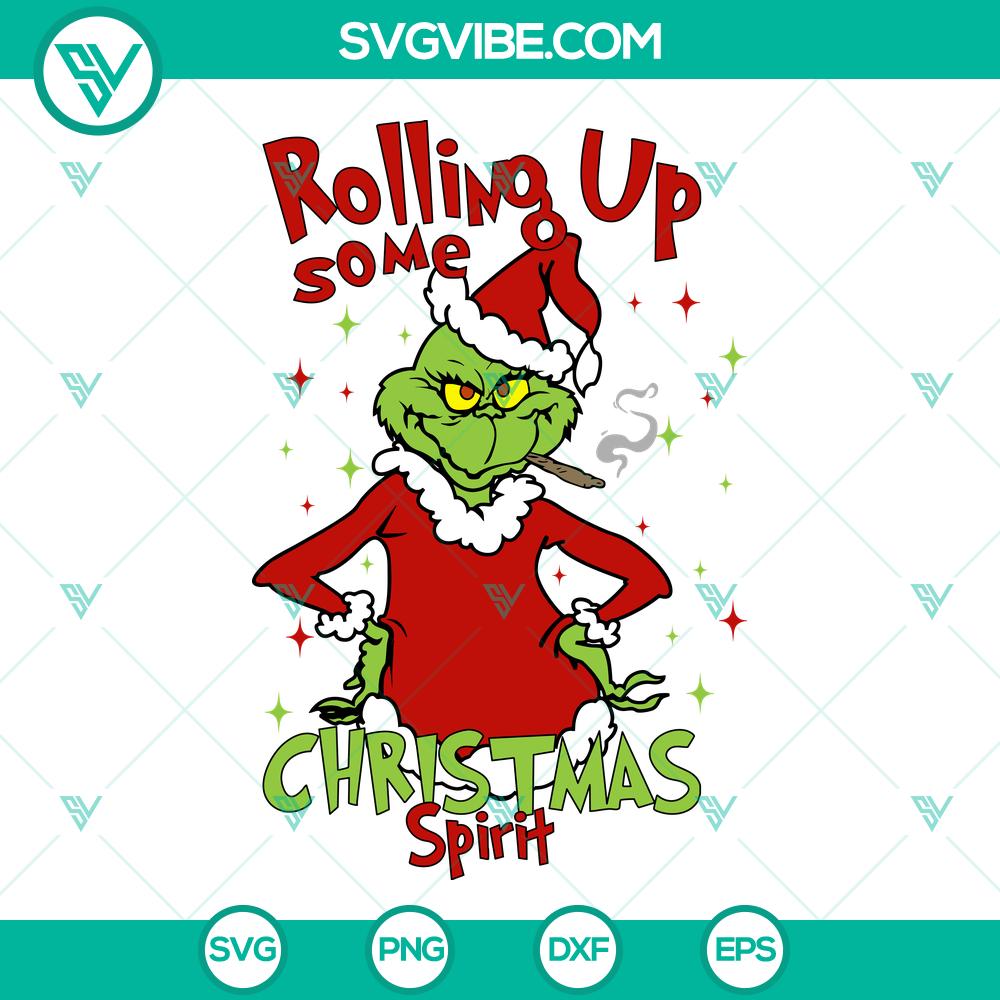 Funny Grinch Rollin’ Up Christmas Spirit SVG | Meme Holiday Cut Files Funny Grinch Rollin’ Up Christmas Spirit SVG | Meme Holiday Cut Files