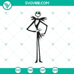 Gentle Jack Skellington SVG, Nightmare SVG, Halloween SVG