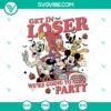 Get In Loser We're Going to Party Halloween SVG DXF EPS PNG Cut Files for Cricut & Silhouette, featuring trendy party design.