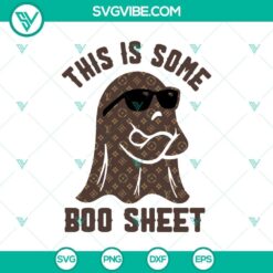 Ghost Louis Vuitton Luxury SVG DXF EPS PNG Cut Files, Halloween SVG File, Halloween Cricut &amp; Silhouette Designs