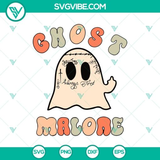 ghost malone svg funny ghost svg ghost halloween svg