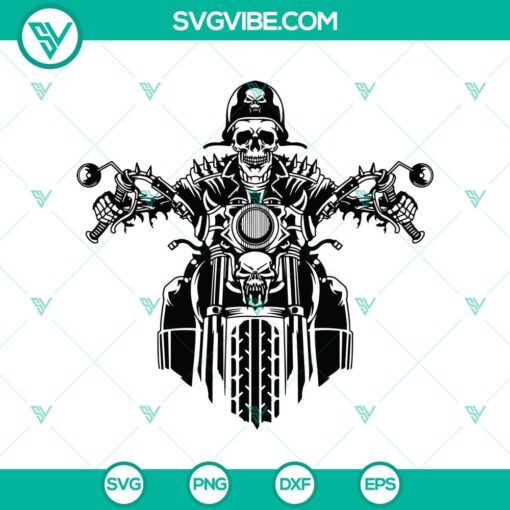 ghost rider svg skeleton riding svg horror motorcyle svg