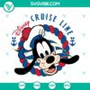 Goofy Dog Disney Cruise SVG with Nautical Adventure theme, perfect for crafting and cutting machines.