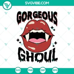 Gorgeous Ghoul SVG, Devil Teeth SVG, Halloween SVG