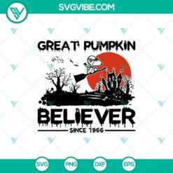 Great Pumpkim Believer Since 1966 SVG, Scary SVG, Halloween SVG