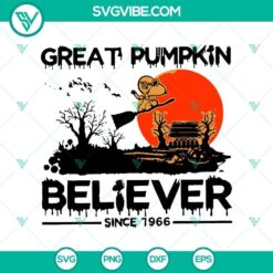 Halloween, Snoopy SVG, SVG Files, Great Pumpkin Believer Snoopy SVG, Snoopy SVG 14