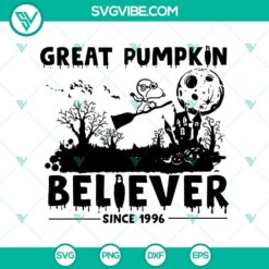 Halloween, Snoopy SVG, SVG Files, Great Snoopy Pumpkin Believer Since 1996 SVG, 11