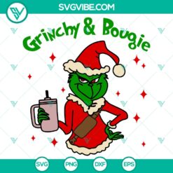 Grinch And Bougie SVG DXF EPS PNG Files