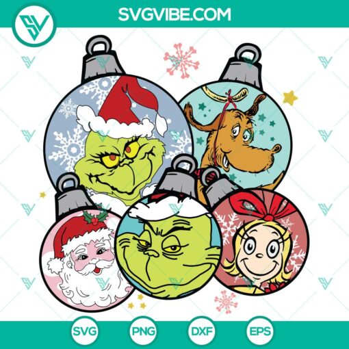 grinch and friends grinchmas svg dxf eps png files