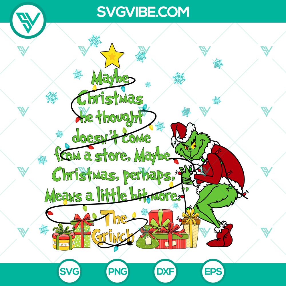 Grinch Means a Little Bit More SVG | Inspirational Holiday Cut Files Grinch Means a Little Bit More SVG | Inspirational Holiday Cut Files