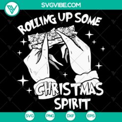 Grinch Rolling The Christmas Spirits SVG DXF EPS PNG Files