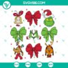 Grinchmas Coquette Bow Christmas SVG | Cute Grinch Holiday Cut Files 3