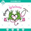 Grinchmas Nurse Christmas digital SVG DXF EPS PNG files for festive crafting projects.